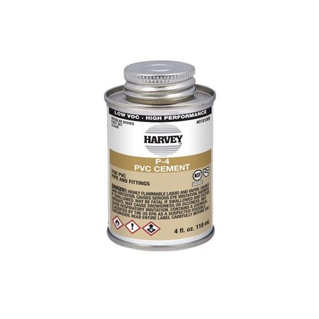 OATEY Harvey P4 PVC cement, 4 oz 018100V-24